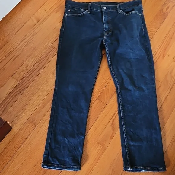 Levi's 511 38x30 Straight Leg Jeans, Dark Blue Wash Denim - Picture 5 of 10